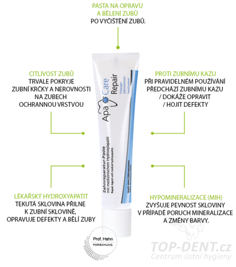 ApaCare speciální korekční zubní pasta, 30 ml