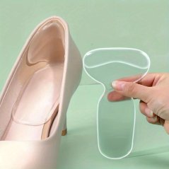 Pätné gélové vložky do topánok, transparent, 2 ks