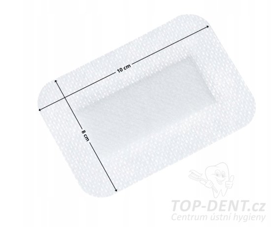 Netkané krytí s absorpční vložkou Elastopor STERIL, sterilní, 8 x 10 cm (30 ks)