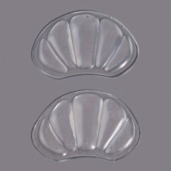 Výstelky do bot za patu gelové (transparent), 2 ks