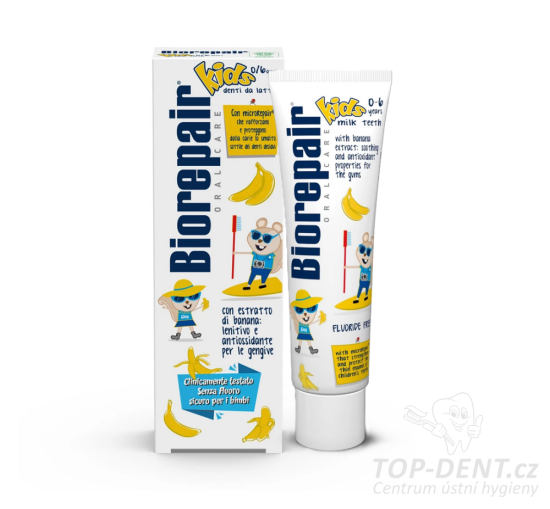BioRepair Kids dětská zubní pasta 0-6 let (banán), 50ml