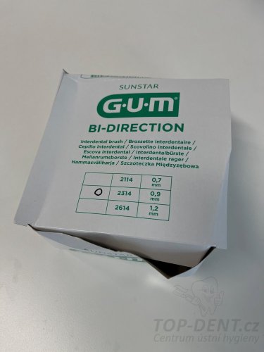 GUM Bi-direction mezizubní kartáčky ISO 2 (0,9mm), 36ks