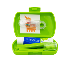 Curaprox Travel Set KIDS zelený