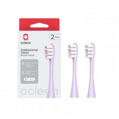 Oclean náhradná hlavica Professional Clean Pro Digital, 2 ks (fialové)