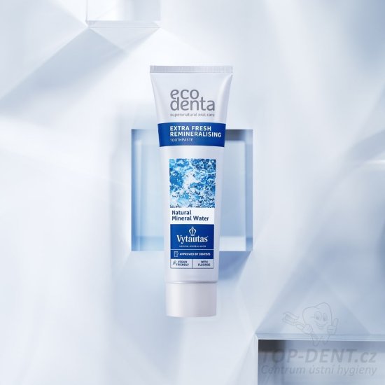 ECODENTA Extra Fresh Remineralising zubní pasta s minerální vodou, 100ml