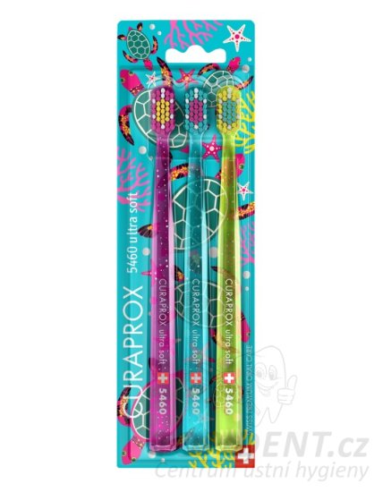Curaprox Ultra Soft CS 5460 SUMMER Turtle, 3ks
