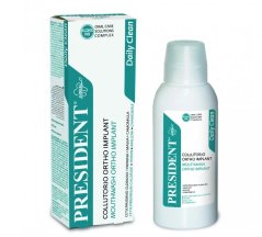PresiDENT Ortho Implant ústní voda antibakteriální pro rovnátka a implantáty, 200ml