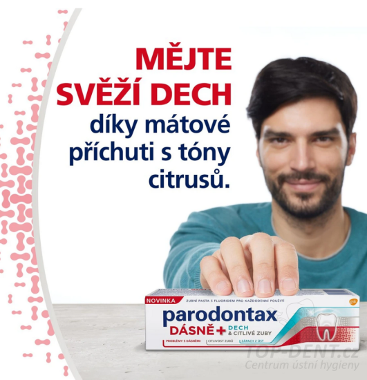 Parodontax Gum+Breath & Sensitivity zubní pasta, 75ml