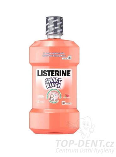 Listerine Smart Rinse dětská ústní voda, 500ml