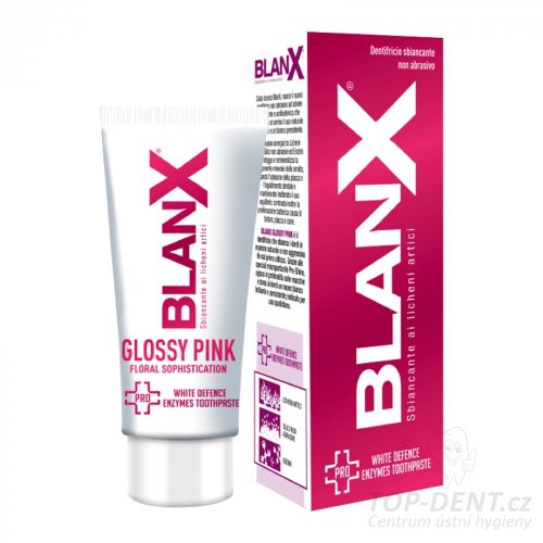 BlanX PRO Glossy Pink bělící zubní pasta, 75ml