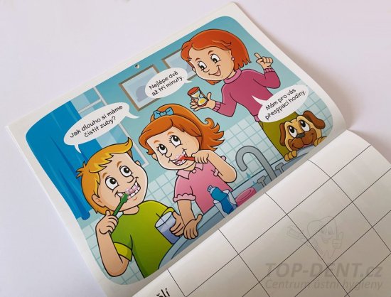 Motivační kalendář se samolepkami - Už si čistíme zoubky