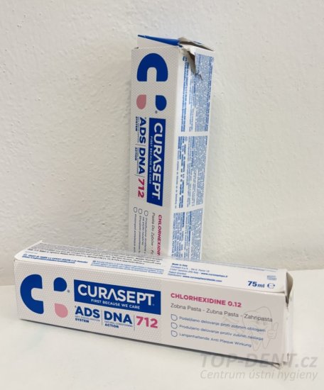 Curasept ADS DNA 712 zubní pasta 0,12% CHX, 75ml