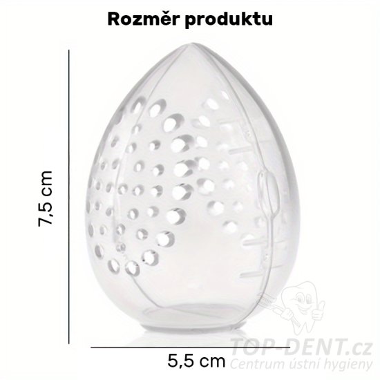 Pouzdro na make-up houbičku, 1 ks
