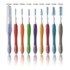 Medzizubné kefky GUM Trav-ler MIX (0,6-2,6mm), 10 ks