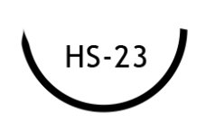 Chirurgické ihly HS-23 sterilné, balenie 48 ks