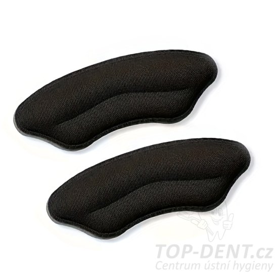Patní měkká výstelka do bot, 2 ks (černá)