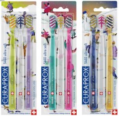 Curaprox Ultra Soft 5460 zubná kefka 3v1 WINTER Gutierrez, 3ks