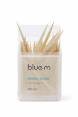 Bluem® dřevěná mezizubní párátka (mint), 120ks