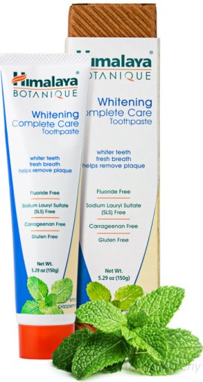 Himalaya Botanique Whitening mint bělící zubní pasta, 150g
