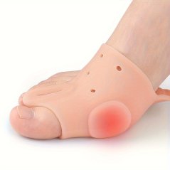 Gelový oddělovač palce s bočním a spodním vyztužením, 2 ks (béžový)