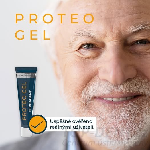 HERBADENT PROTEO GEL, gel pod zubní náhrady (bez krabičky), 40g