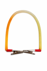 PURE spirálová spona pro uchycení podbradníku (duhová)