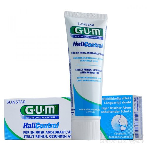GUM HaliControl zubní gel proti špatnému dechu, 75 ml