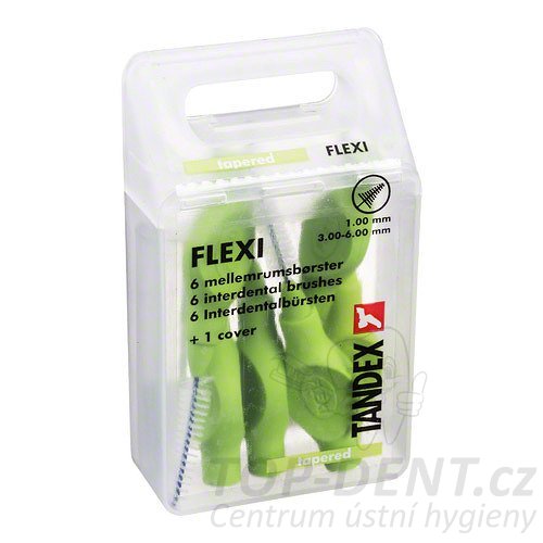 Tandex Flexi mezizubní kartáčky kónické 1,0 mm, 6ks