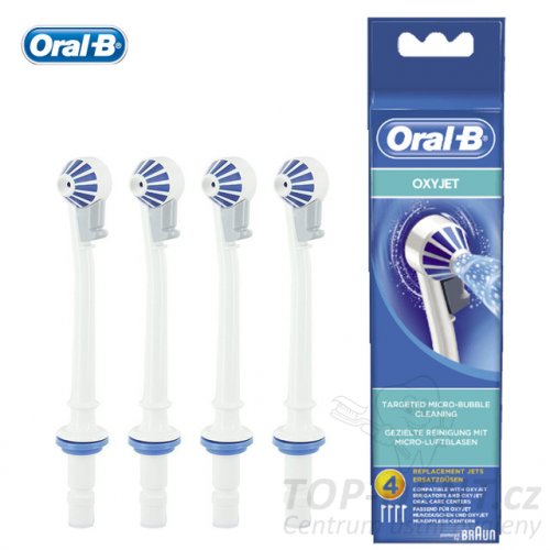 Braun Oral-B Oxyjet ED 17-4 náhradní trysky, 4ks