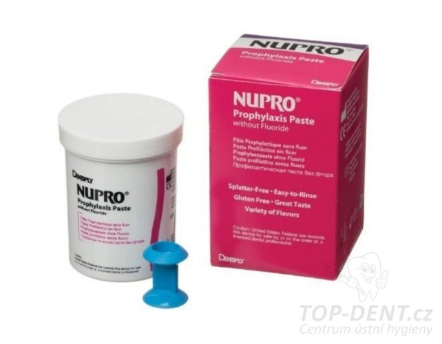 Dentsply NUPRO® polish JEMNÁ pasta bez fluoridu (pomeranč), 283g