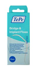 TePe Bridge & Implant Floss zubní nit, 30ks