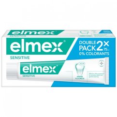 Elmex Sensitive Double Pack zubní pasta, 2x75ml