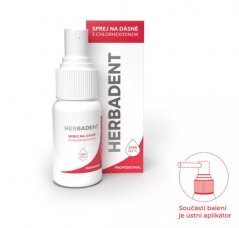 Herbadent PROFESSIONAL Sprej na dásně s chlorhexidinem, 25 ml