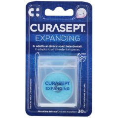 CURASEPT Floss expandujúca dentálna niť (mint) + CHX, 30m