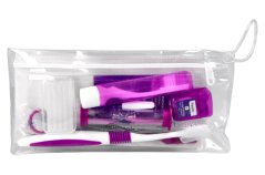 Feelo Ortho KIT set na čistenie s rovnátkami (fialový)