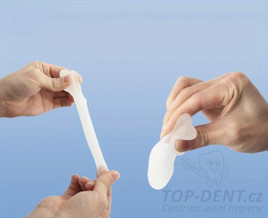 Gelový korektor s dvojitým kroužkem na palec (hallux), béžový, 2 ks