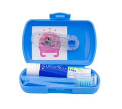 Curaprox Travel Set KIDS modrý