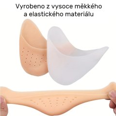 Gélový chránič prstov na nohe (béžový), 2 ks