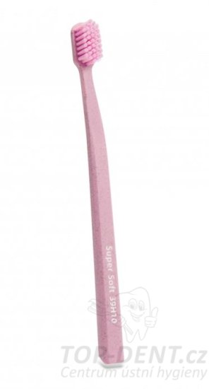 Roots Super Soft zubní kartáček PINK + stojánek