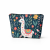 Toaletní taštička s motivem alpaky (modrá), 1 ks
