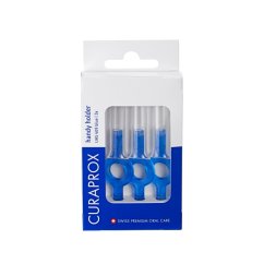 Curaprox Handy plastový držiak UHS 409 (modrý), 3ks
