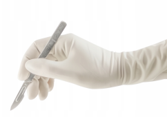 Zarys safeCARE operační sterilní rukavice latexové vel. 7,5 (bez pudru), 50ks