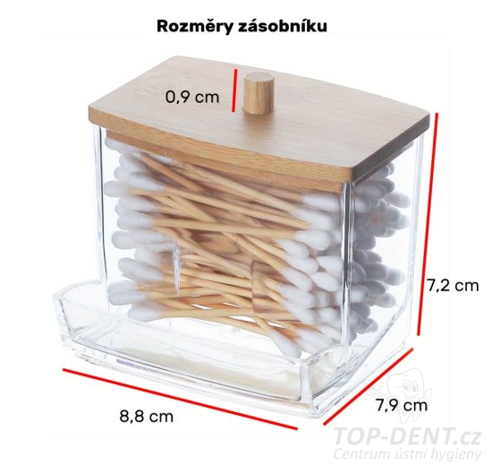 Zásobník na vatové tyčinky, 1 ks