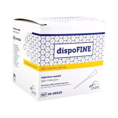 Zarys dispoFINE injekčné ihly sterilné (žltá) 0,90x25 mm (20G), 100ks