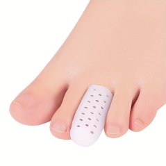 Ochranný silikonový návlek na prst (1 velikost, bílý), 2 ks