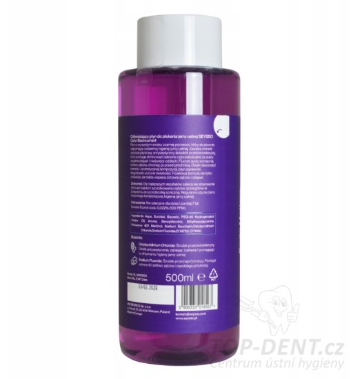 SEYSSO Blackcurrant refreshing ústní voda (mátovo-rybízová), 500ml