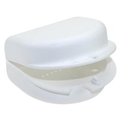PURE krabička na rovnátka / náhrady (bílá), 1ks