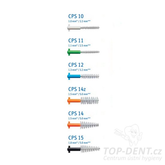 Curaprox CPS 12 Regular mezizubní kartáčky, 5ks (blistr)