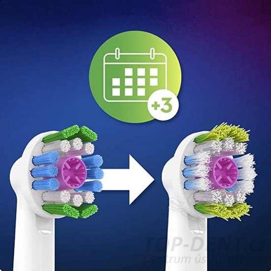 Oral-B 3D White CleanMaximiser EB 18pRB-4 náhradní kartáčky, 4ks