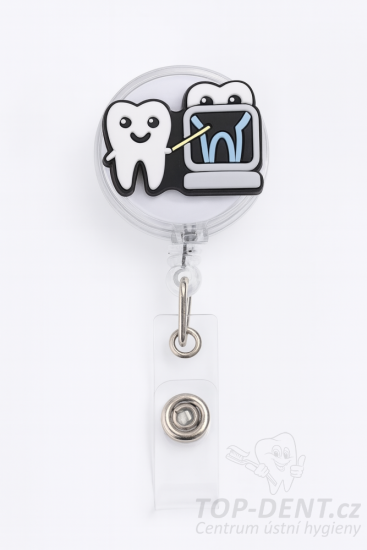 Navíjecí klip pro visačku, 1 ks (vzor dental)